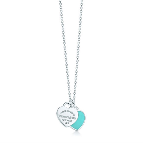Tiffany & Co. Jewelry - Tiffany & Co.mini double heart necklace